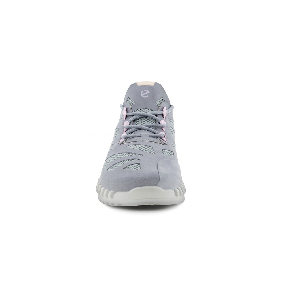 Womens Sneakers - ECCO Zipflex Low Tex - Grey - 8529BNVLD